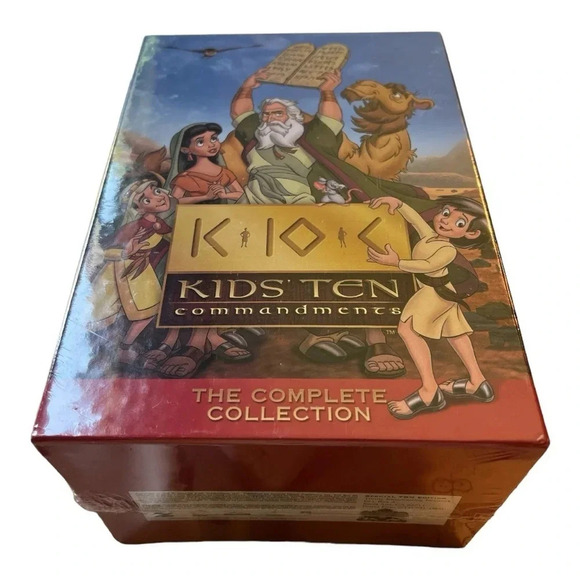 Kids Ten Commandments hi-fi Stereo 📼 Sealed in Boxed 5 set/very rare - Picture 1 of 6